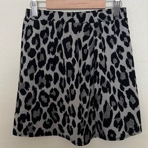 Womens cheetah print skirt